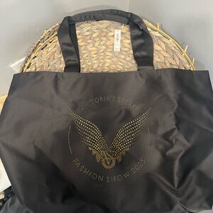 Victoria's Secret Black and Gold Fashion Show Tote